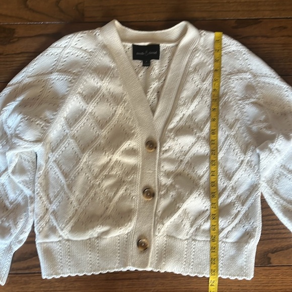 Needle & thread Knitted White Cardigan Oversized Size M - Picture 6 of 11